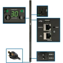Eaton 2.9kW Single-Phase Switched PDU, LX Platform, Outlet Monitoring, 120V Outlets (24 NEMA 5-15/20R), L5-30P Plug, 0U, TAA - Switched - NEMA L5-30P - 24 x NEMA 5-15/20R - 120 V AC - 0U - Vertical...