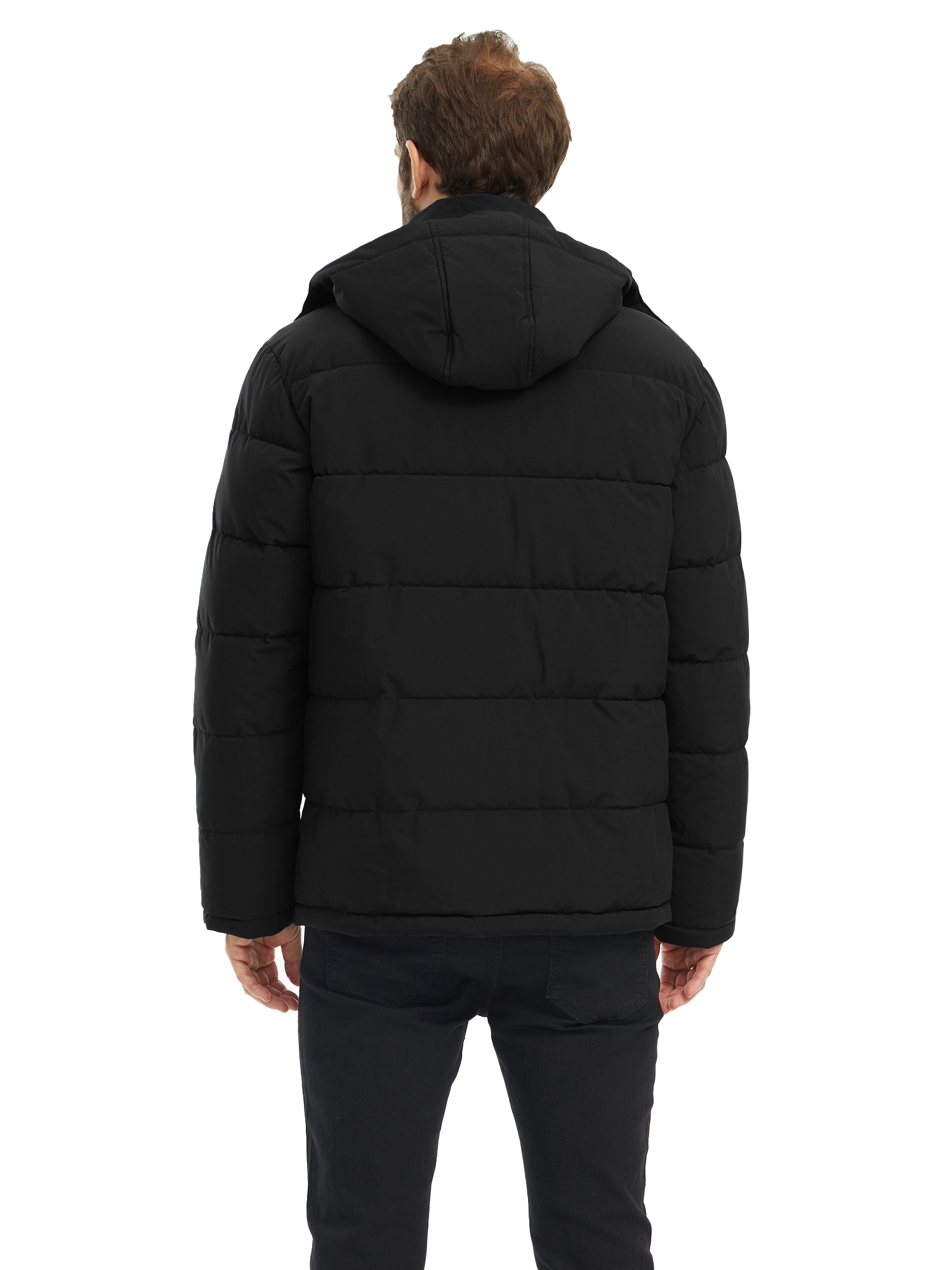 Wantdo Men's Recycled Puffer Jacket, Black photo 3