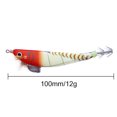 thumbnail image 3 of Anzuelo De Calamar Pesca 100 mm 12 g hundimiento brillante madera artificial camarón cebo anzuelo señuelo de pesca (F), 3 of 4