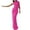 Hot Pink, variant on Antinious Ladies Summer Dress,Formal Party Dresses for Women,Wedding Guest Dresses for Women Solid Hanging High Slit Sleeveless Formal Evening Dresses,Red,M