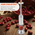 thumbnail image 3 of WRISTBIQUE Fruit Core Remover Stainless Steel 1Pack 10.2X2.4X2.4In, 3 of 8