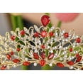 thumbnail image 6 of Yoyauz Women's Gold Crown Crystal Princess Tiara Crystal Queen's Crown Wedding, Bridal Hair Ornament Birthday Prom, Beauty Pageant Party  Barmitzvah Rite of Passage, Photo Props, 6 of 7