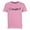 566Pink2003, variant on Back To School Season Children's Short Sleeved T-shirt Tops With Round Neck Comfort Toddler Blouses Clothing