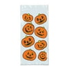 Pack of 300 Halloween Pumpkin Party Cello Bags 9"