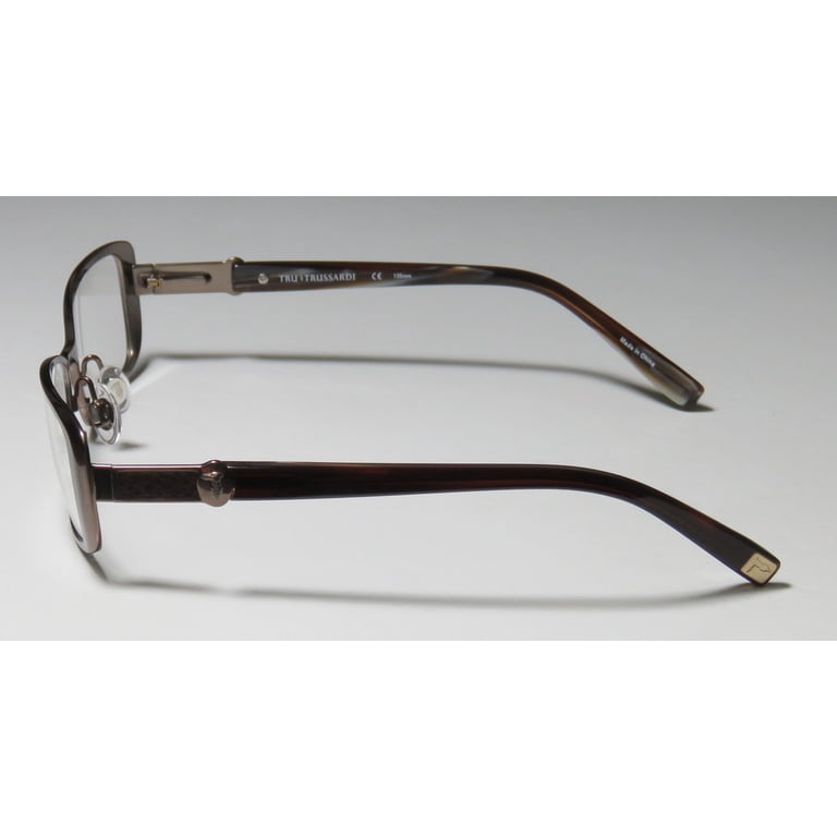Trussardi 12507-BR Full-Rim Shape Titanium Flexible Hinges Optical Eyeglasses Trussardi 12507 For Ladies/Women Designer Full-Rim Shape  main image 3