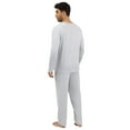 thumbnail image 2 of New men's long-sleeved long pants set - comfortable and casual home wear that can be worn outside., 2 of 6