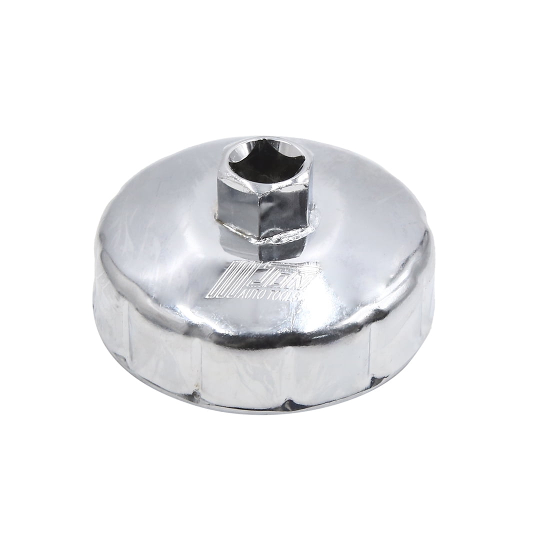 Unique Bargains Steel 77mm 12 Flutes Car Oil Filter Cap Wrench Socket