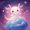 Mauve, variant on Manfei Ocean-Themed Axolotl 7-Piece Twin Bedding,Watercolor Animals Pattern Bedding Comforter Set,Colorful Stars Reversible