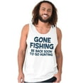 thumbnail image 5 of Funny Dad Gone Fishing Hunting Season Tank Top Sleeveless Tee Men Brisco Brands S, 5 of 5