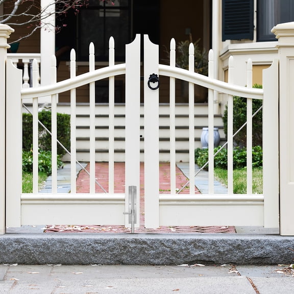 UEETEK Heavy Duty Stainless Steel Cane Bolt Lock for Shed Door and Privacy Fence Hardware