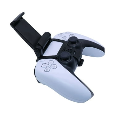 PS5 Controller Phone Mount Holder for iPhone Android, PS5 Remote Play Backbone Clip Compatible with Playstation 5 Dualsense Gaming Controller with Adjustatble Switch Black