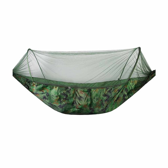 Hamac de Camping avec Moustiquaire, Balançoire de Voyage Extérieure pour Dormir Randonnée
