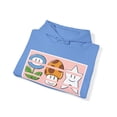 thumbnail image 4 of Retro Video Game Mini Game Match Hoodie - Pixelated Mushroom, Star, Flower, 4 of 4