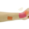 thumbnail image 3 of Cinta Atlética, Cinta De Kinesiología Cinta Cruzada Para La Cara 10PCS Cinta Elástica De Kinesiología Cruzada En Espiral Cintas Cruzadas De Fisioterapia 74x98, 3 of 8