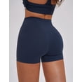 thumbnail image 6 of PISONIC Women 2 Piece Workout Sets High Waisted Tummy Control Biker Shorts Halter Padded Tank Tops, 6 of 8