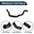 thumbnail image 4 of Unique Bargains Radiator Hose Heater Hose Radiator Outlet Hose Pipe No.72411AG001 for Subaru Forester 2009-2013 XL (2.5T Turbo) Rubber Warm Air Inlet Pipe Black 1 Pc, 4 of 6