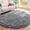Gray-4ft, variant on Tripumer Ultra Soft Rug Fluffy Shag Area Rug 3 X 5 feet Solid Shaggy Carpets Fuzzy Rug for Bedroom Modern Home Interior Decor Gray
