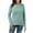 Mint Green-B, variant on TIANZEN Women Casual Solid Color Bottoming Shirt Slim High Collar Knitted Long Sleeved Top Silk Thermal Top Women Women Thermal Underwear Top Long Sleeve