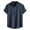 Dark Blue, variant on VSSSJ Shirts for Men Regular Fit Striped Short Sleeve Half Button Stand Collar Pullover Tops Casual Comfy Lightweight Homewear with Pocket Green M