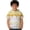 Beige, variant on Kids Ice Cream Drip Print Short Sleeve Hoodie Size 4-12Y Lightweight Pullover With Pocket Summer Top