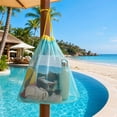 thumbnail image 5 of Large Breathable Mesh Drawstring Beach Bag Sandproof Pool Toy Storage Tote with Shoulder Strap Portable Swim Wet Clothes Shells Carrier, 5 of 6