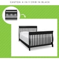 thumbnail image 4 of Full-Size Conversion Kit Bed Rails for Canton Deluxe Crib by Delta Children - #0050 (Black - 001), 4 of 5