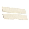 thumbnail image 2 of maskred Non-shedding Long Socks Crafted With Care For Durability Suitable For Wear Fiber Leg Warmer Knee Socks Warmers white 42cm 1Set, 2 of 6