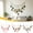 Brown, variant on Macrame Leaf Wall Hanging, Boho Cotton Garland with Wood Beads, 3 Color Options Natural Wood Bead Hanging Banner For Photo Wall Window Room Layout, 1Pcs