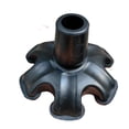 thumbnail image 1 of Rubber Cane Tip Self Standing Support Base Foot Pad Replacement 6 Leg Attachment For Terrain Walking, 1 of 5