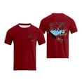 thumbnail image 6 of Bibifish Mens T-Shirts Loose Fit Landscape Graphic Print Tshirts Street Style Fall Casual Short Sleeve Tee Tops, 6 of 6