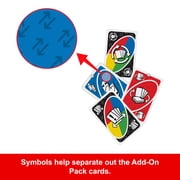 UNO Add-on-Packs Swap Pack Card Game for Kids, Family & Game Nights, Travel, Camping & Parties