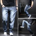 thumbnail image 5 of Pantalones vaqueros holgados de verano con bolsillos para hombre, ropa de trabajo, estilo grunge, estilo gótico, Y2k, años 2000, 5 of 5