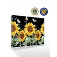 thumbnail image 2 of Sunflowers Wall Art for Living Room,Canvas Picture Wall Decor for Bathroom Bedroom,Botanical Watercolor Butterfly Plant Painting Artwork for Office Kitchen Hallway Dining Room Home Decor 12"x16", 2 of 8