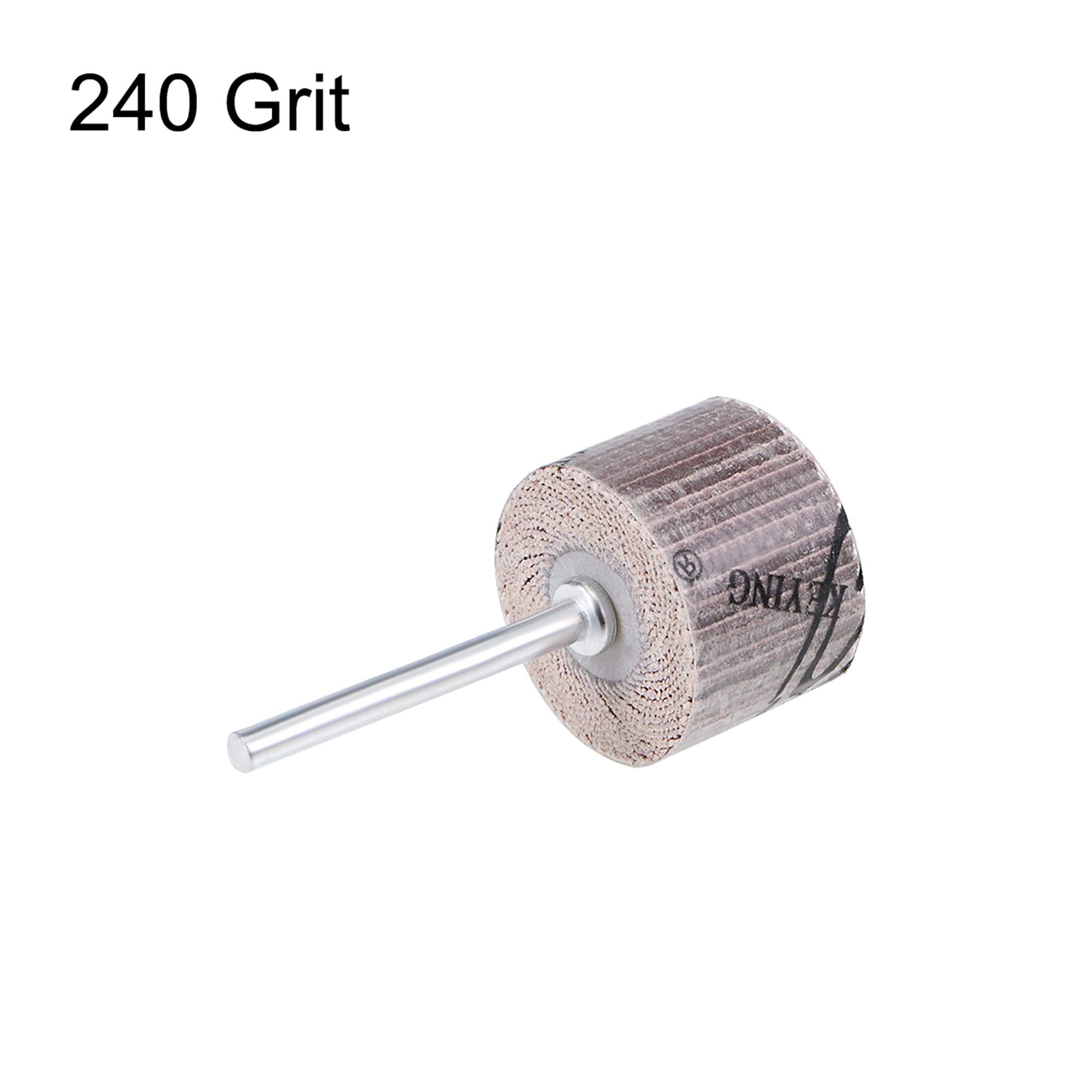 Flap Wheel 20mm x 16mm 240 Grit Abrasive Grinding Head with 1/8" Arbor 10 Pcs