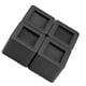 thumbnail image 5 of Juego de 4 elevadores de patas para muebles de plástico PP antideslizantes para mesa, escritorio, cama, sofá, color negro, 5 of 15