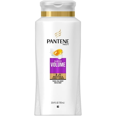 Pro-V Sheer Volume 2 in 1 Shampoo & Conditioner, 25.4 fl oz