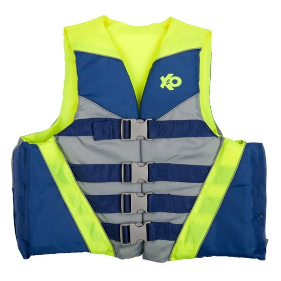 Action 4 Buckle Vest L/XL Navy/Yellow