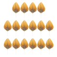 thumbnail image 1 of 16pcs Folding Fan Cake Topper Anniversary Cake Decor Decorative Leaf Toppers, 1 of 2