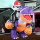 thumbnail image 4 of Decoraciones inflables de Halloween DomKom Skeleton Knight de 6 pies, 4 of 7