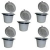 Reusable Refillable Capsules Pod for Nespresso Coffee Espresso Tea Maker - 5 pack