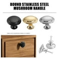 thumbnail image 3 of Cabinet Door Knobs Black Drawer Knobs Round Furniture Knobs Home, 3 of 8