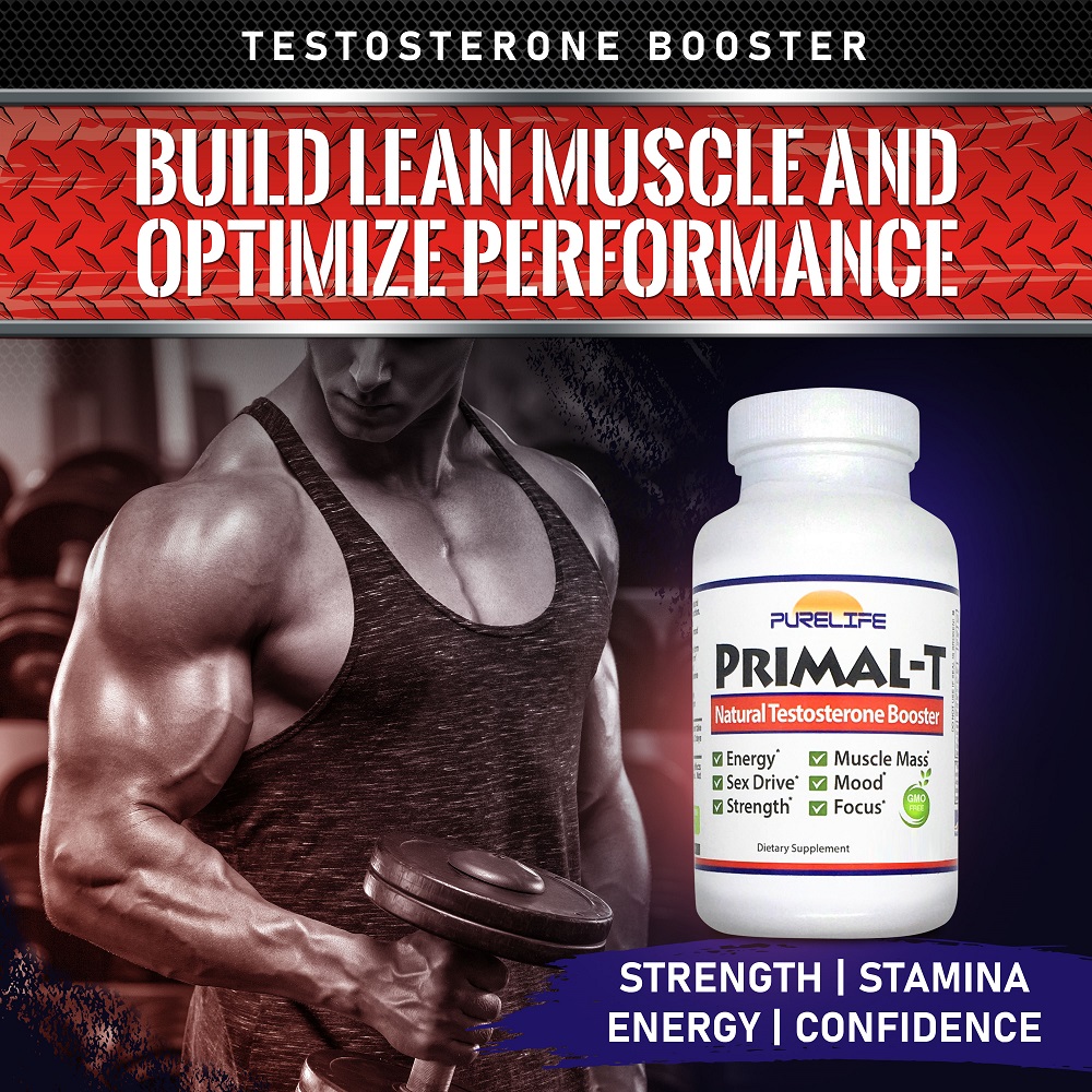 TESTO MAX Male Enhancement Supplement - Testosterone Booster With Tribulus - 120 Caps