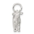 thumbnail image 2 of 925 Sterling Silver Solid Polished Cow Charm 21x15mm Wide Pendant Necklace for Women - 4.0 Grams, 2 of 5