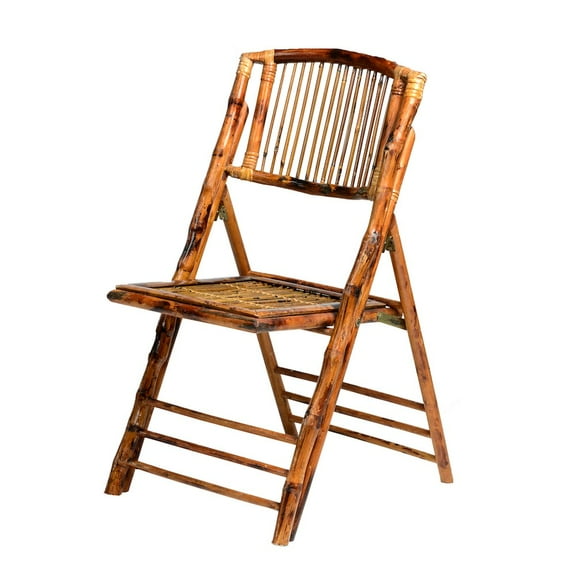 CSP Commerical Seating Products Bamboo Folding Chairs, Wood