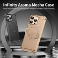 thumbnail image 6 of ELEHOLD  for iPhone 16 Pro Max Case,Compatible with Mag safe Accessory, Bezel Less Metal Slim Hard Shockproof Ultra Thin Frameless Case with Ring Stand Holder Magnetic Cover,Silver, 6 of 6