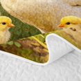 thumbnail image 5 of Erosebridal Rooster Twin Quilt Set for Boys Girls, Farmhouse Garden Twin Coverlet Set, 2pcs 1 Bedspread and 1 Pillowcase, 5 of 7