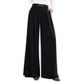 thumbnail image 1 of Pantalones anchos PRETTYGARDEN 2025 de cintura alta para mujer, 1 of 8