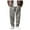 Grey, variant on JHLZHS Grey Sweatpants Men Slim Fit 2024 New Winter Men's Loose Casual Fashion Thick Pants Romper Pants Mens Dress Pants Expandable Waist Pleated