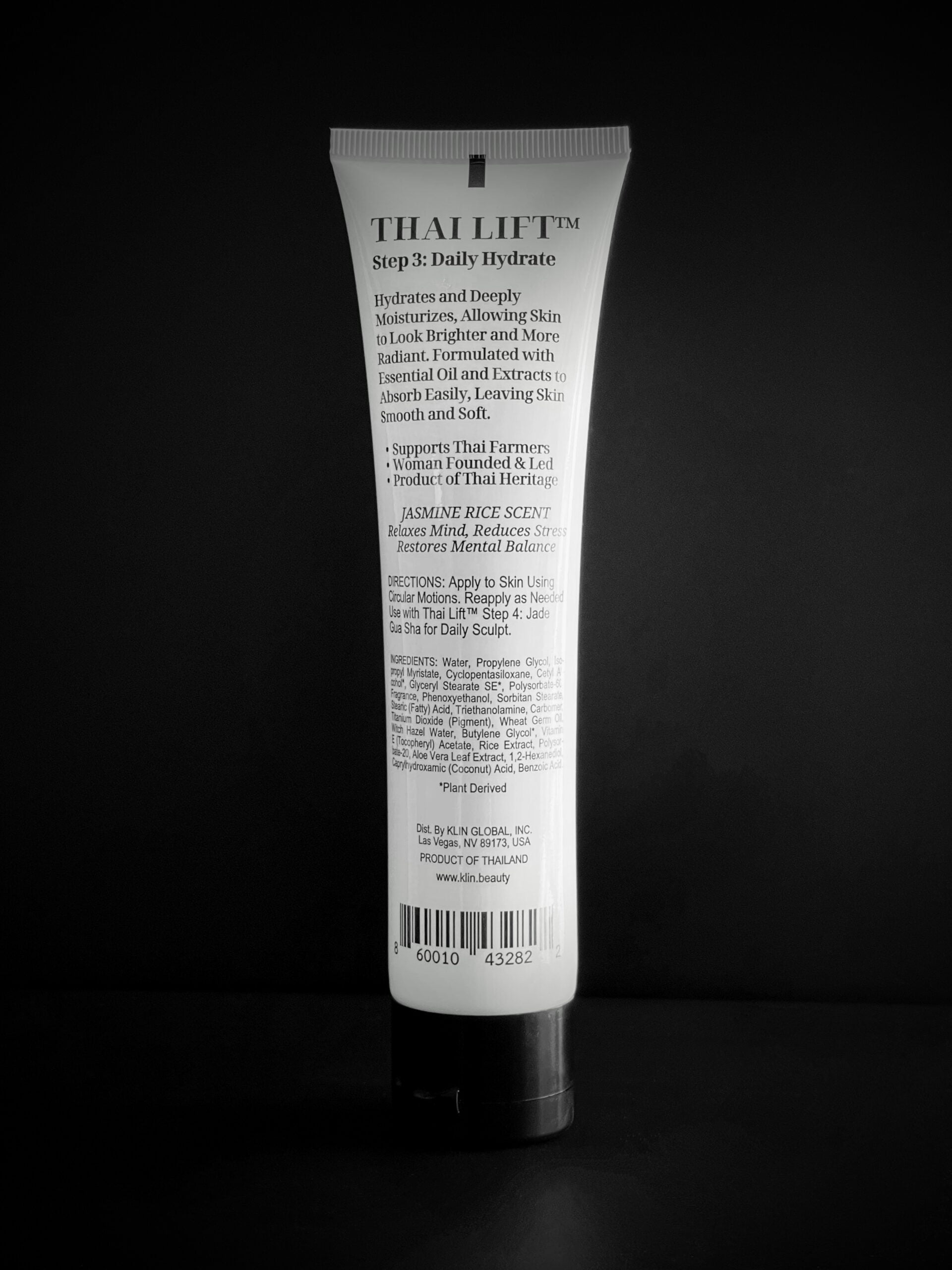 KLIN Jasmine Rice Face & Body LOTION 100mL | 3.4 fl oz - Thai Lift™ Step 3: Daily Hydrate