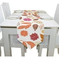 thumbnail image 4 of Coolnut 13"x90" Rectangle Cloth Table Runner Acorns and Autumn Leaves Table Cover for Wedding Birthday Holiday, 4 of 5